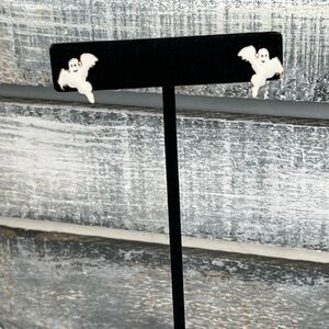 Enamel Ghost Earrings • NWT